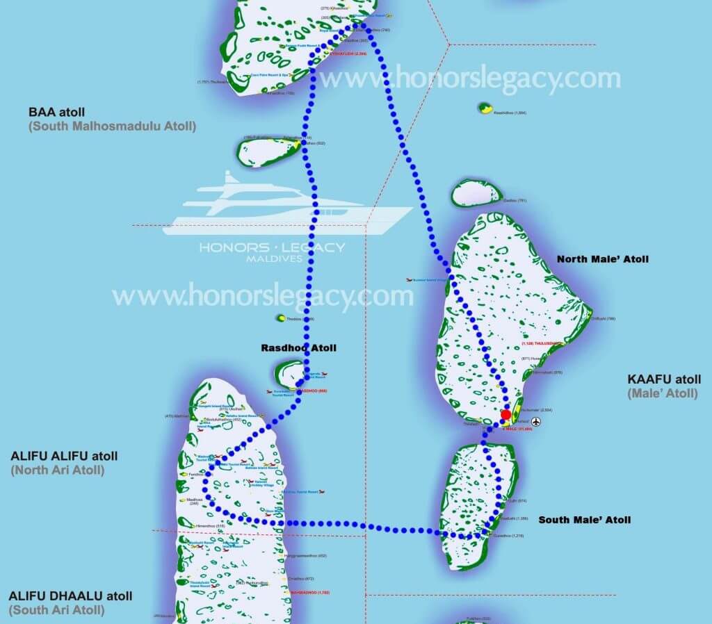 croisiere-plongee-itinéraire-maldives