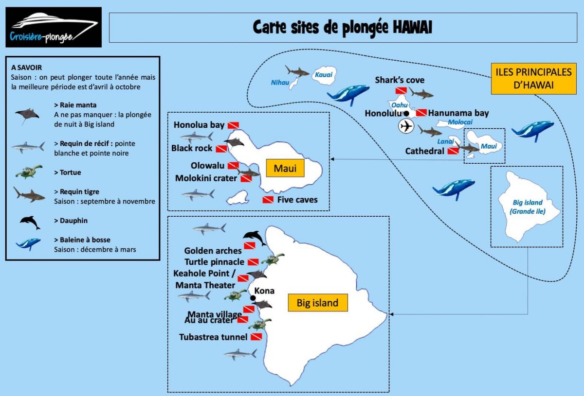 carte-sites-plongee-hawai